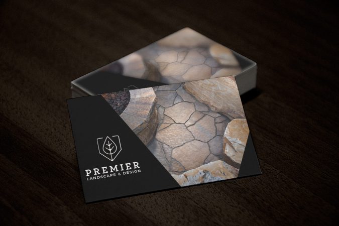 Premier Landscape & Design - Business Card Design